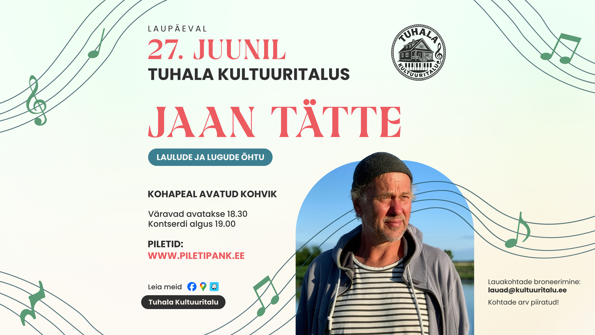 TEST Jaan Tätte - Laulude ja lugude õhtu