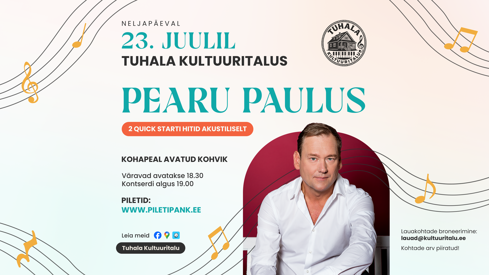 TEST Pearu Paulus - 2 Quick start hitid akustiliselt